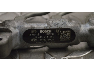Vstřikovací lišta 314002A420, 0445214181 Hyundai ix35 pro naftový motor 1.7 D4FD