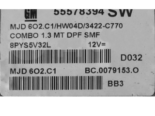 Блок управления двигателем Блок управления 55578394, BC.0079153.O   Opel Combo C