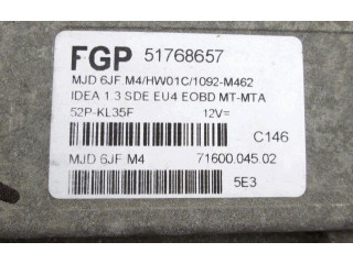 Блок управления двигателя 51768657 Lancia Musa