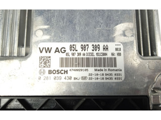 Блок управления двигателя 05L907309AA, 0281039430 Volkswagen Caddy