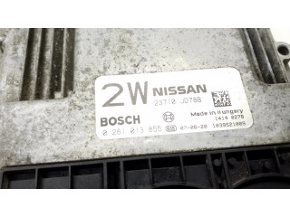 Řídící jednotka 23710JD78B, 0281013855 Nissan Qashqai 2009