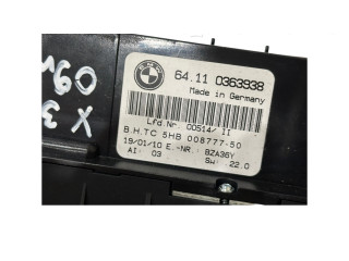 Блок управления климат-контролем 0363938, 5HB00877750   BMW X3 E83