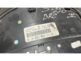 Přístrojová deska Mercedes-Benz S W220 2001 A2205401147, 0263605211