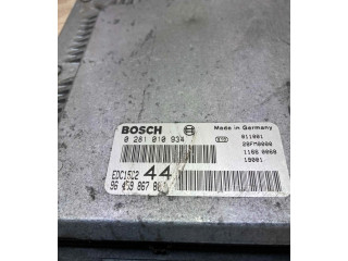 Řídící jednotka 9645986780, 0281010934 Peugeot 806 2000