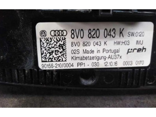 Блок управления климат-контролем 8V0820043K, 8V0820043K   Audi Q2 