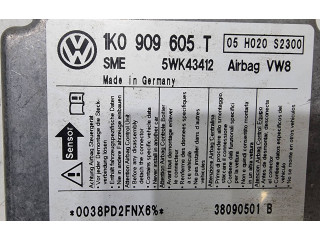 Блок подушек безопасности 1K0909605T Skoda Octavia Mk2 (1Z)