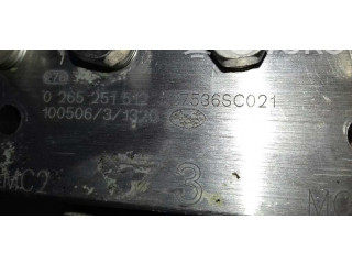 Блок АБС 27536SC021, 0265251512   Subaru  Forester SH  2008 - 2013 года