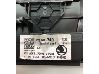Спидометр (приборный щиток) 6V0920740   Skoda Fabia Mk3 (NJ)   