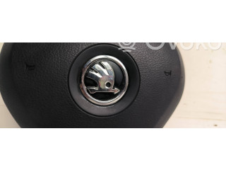 Подушка безопасности водителя 5E0880201, 307773399340 Skoda Fabia Mk2 (5J)