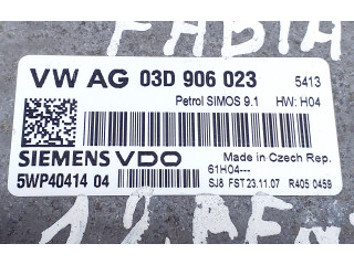 Блок управления двигателя 03D906023 Skoda Fabia Mk2 (5J)