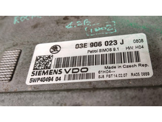Řídící jednotka 03E906023J, 5WP40494 Skoda Roomster (5J) 2007