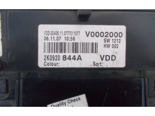 Панель приборов 2K0920844A, 2K0920844A   Volkswagen Caddy       