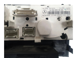 Блок управления климат-контролем A1698300585 Mercedes-Benz A W169