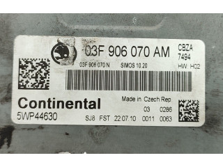 Блок управления двигателя 03F906070AM, 5WP44630   Skoda Fabia Mk2 (5J)