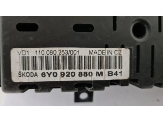 Панель приборов 6Y0920880M, 110080253 Skoda Fabia Mk1 (6Y)