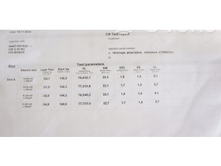 Комплект форсунок 0445110419 Alfa Romeo Giulietta