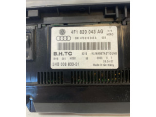Блок управления климат-контролем 4F1820043AG, 5HB00883351   Audi A6 S6 C6 4F
