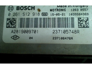 Блок управления двигателя 237105748r, 237105748R Renault Twingo III