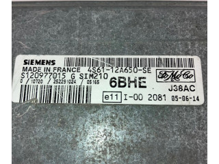 Блок управления двигателя 4S6112A650SE, S120977015G Ford Fiesta