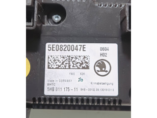 Блок управления климат-контролем 5E0820047E Skoda Octavia Mk3 (5E)