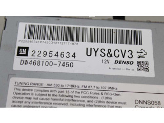 Радио/ проигрыватель CD/DVD / навигация    22954634, DW-468100-7450   Chevrolet Avalanche