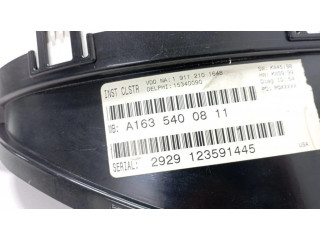 Přístrojová deska Mercedes-Benz ML W163 1998 A1635400811, 2929123591445