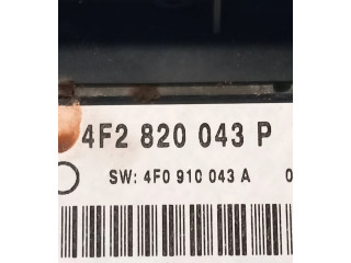 Блок управления климат-контролем 4F2820043P, 4F0910043A Audi A6 S6 C6 4F