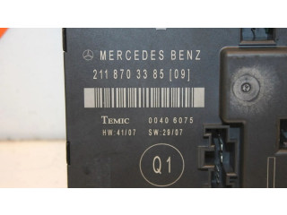 Блок управления A2118703385, A2118703385   Mercedes-Benz E AMG W211