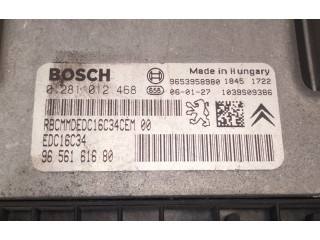Блок управления двигателя 9653958980, 0281012468 Citroen Xsara