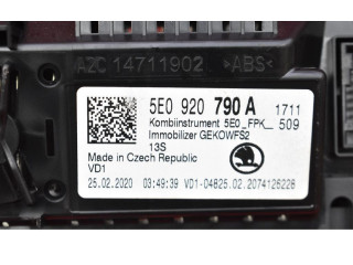 Панель приборов 5E0920790A, 5E0920790A Skoda Octavia 985