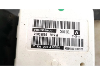 Блок управления климат-контролем p04596494af, 28009829 Dodge Magnum