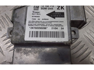 Блок подушек безопасности 13158713   Opel Meriva A
