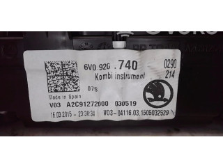 Панель приборов 6V0920740 Skoda Fabia Mk3 (NJ)