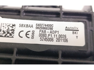 Подушка безопасности пассажира 9820860280, 640274400C Peugeot 2008 II