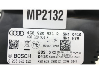 Панель приборов 4G8920931R, 0263672122 Audi A7 S7 4G