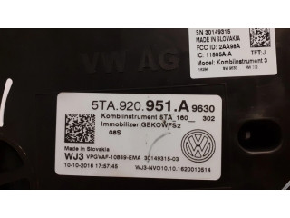 Панель приборов 5TA920951A, 152   Volkswagen Touran III       