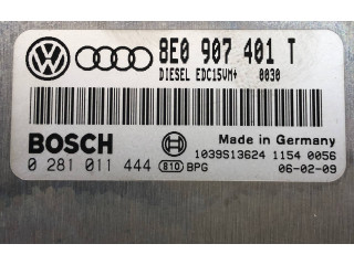 Блок управления двигателем Блок управления 8E907401T Skoda Superb B5 (3U)