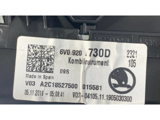 Панель приборов 6V0920730D, A2C18527500 Skoda Fabia Mk3 (NJ)