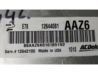 Блок управления двигателем Блок управления 12644081, 12642100   Chevrolet Cruze