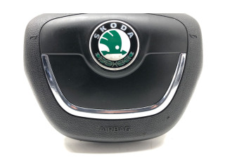 Подушка безопасности водителя 1Z0880201AH Skoda Octavia Mk2 (1Z)