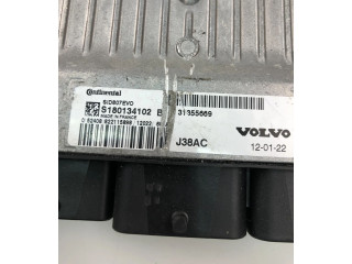 Блок управления двигателем Блок управления 31355669, S180134102B Volvo V70