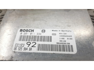 Блок управления двигателя 0281011334, 9652590480 Citroen C8