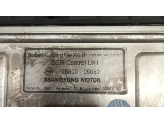 Блок управления двигателем Блок управления 2880005050 SsangYong Rexton