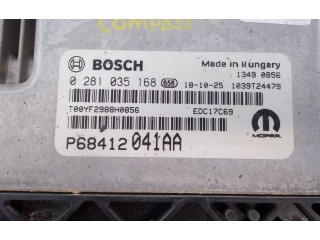 Блок управления двигателя P68412041AA, 0281035168   Jeep Compass