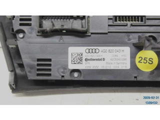 Блок управления климат-контролем 4G0820043H   Audi A6 S6 C7 4G