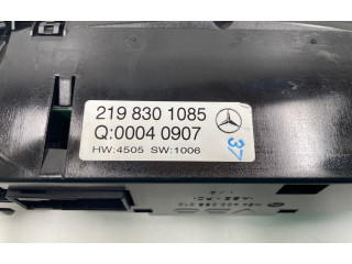 Блок управления климат-контролем A2198301085, 00040907   Mercedes-Benz CLS AMG C219