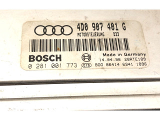 Блок управления двигателем Блок управления 4D0907401G   Audi A8 S8 D2 4D