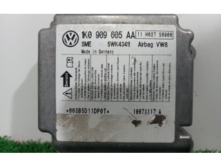 Блок подушек безопасности 1K0909605AA, 1K0909605AA Skoda Octavia Mk2 (1Z)