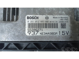 Блок управления двигателя 4E34A3BDM, 0281012883   Alfa Romeo GT