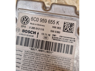 Блок подушек безопасности 6C0959655K, 0285013115   Skoda Rapid (NH)